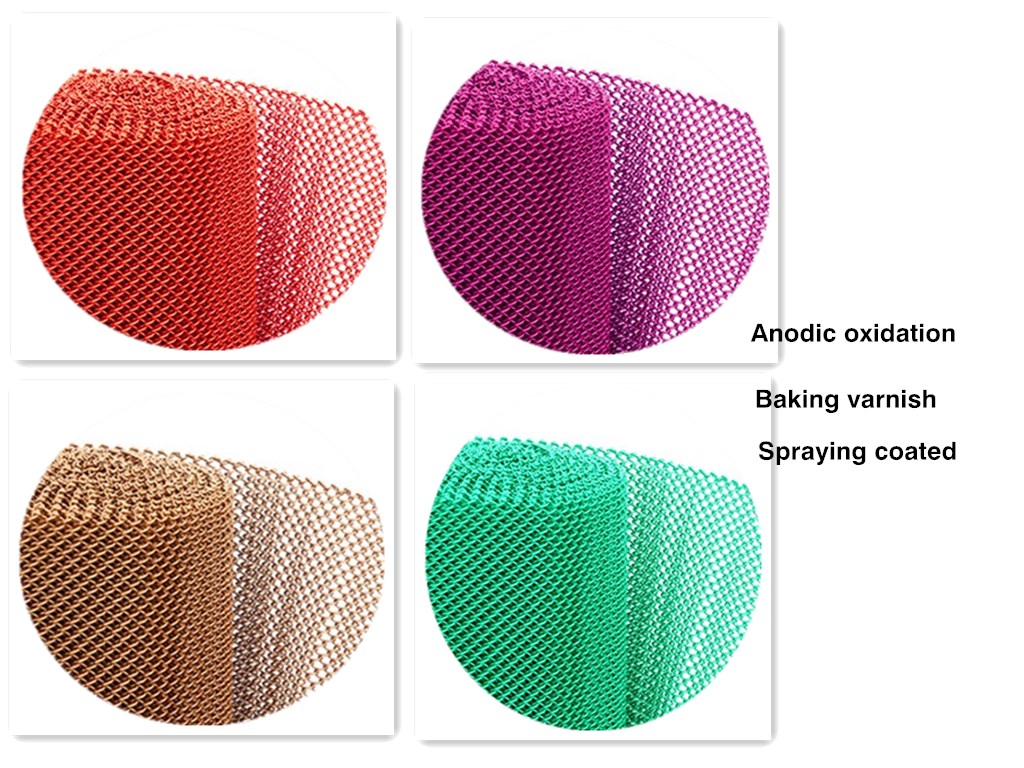 1.2 x 10mm Aluminum Colored Decoraive Metal Coil Drapery For Wire Mesh Shower Curtain