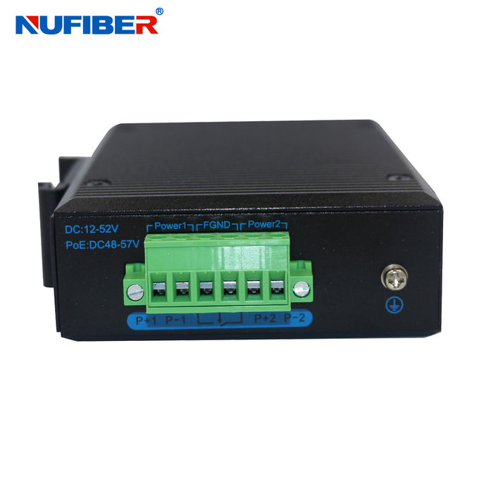 1000M 4 Port Unmanaged Switch With Aluminum Alloy Material Unmanaged Industrial Switch