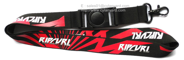 lanyards with plastic swivel detachable buckle