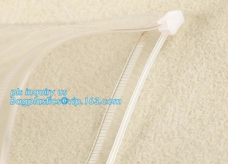 reusable premium quality slider zipper cosmetic toothbrush pvc bags, Zip lockk bag slider bag for swimming cap packaging