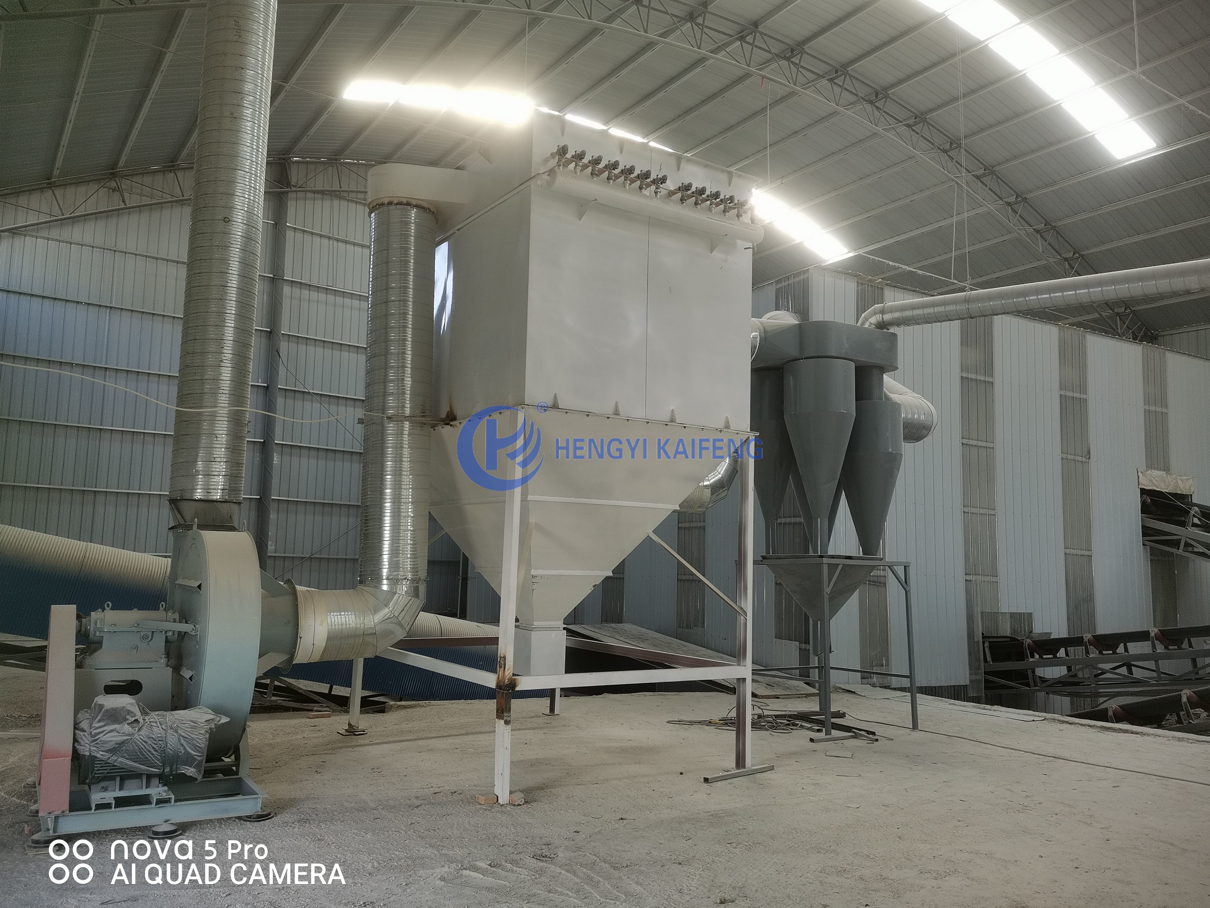 Eco Friendly Industrial Dust Collector System Industrial Dust Remover For Stone Factory