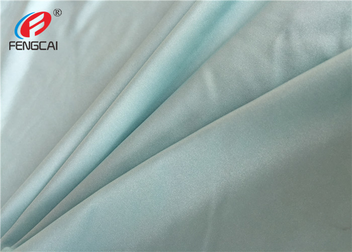 Pain Dyed Polyester Spandex Fabric , 50D + 40D Yarn Count Lycra Fabric For Garment