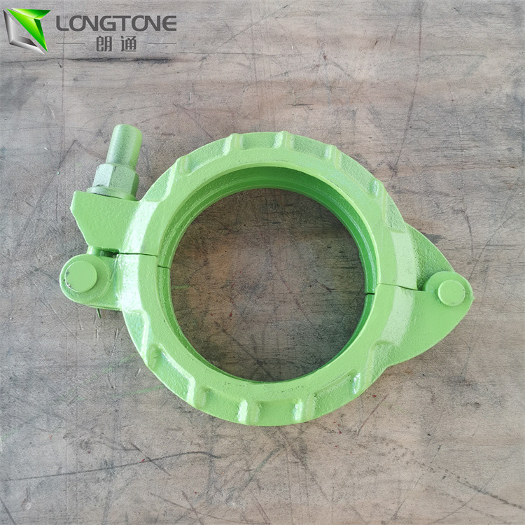 DN125 Schwing Concrete Pump Parts 6 Inch Concrete Pipe Clamps For Truck Pump