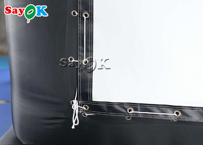 Inflatable Outdoor Screen Black Outdoor Commercial Inflatable Projector Movie Screen