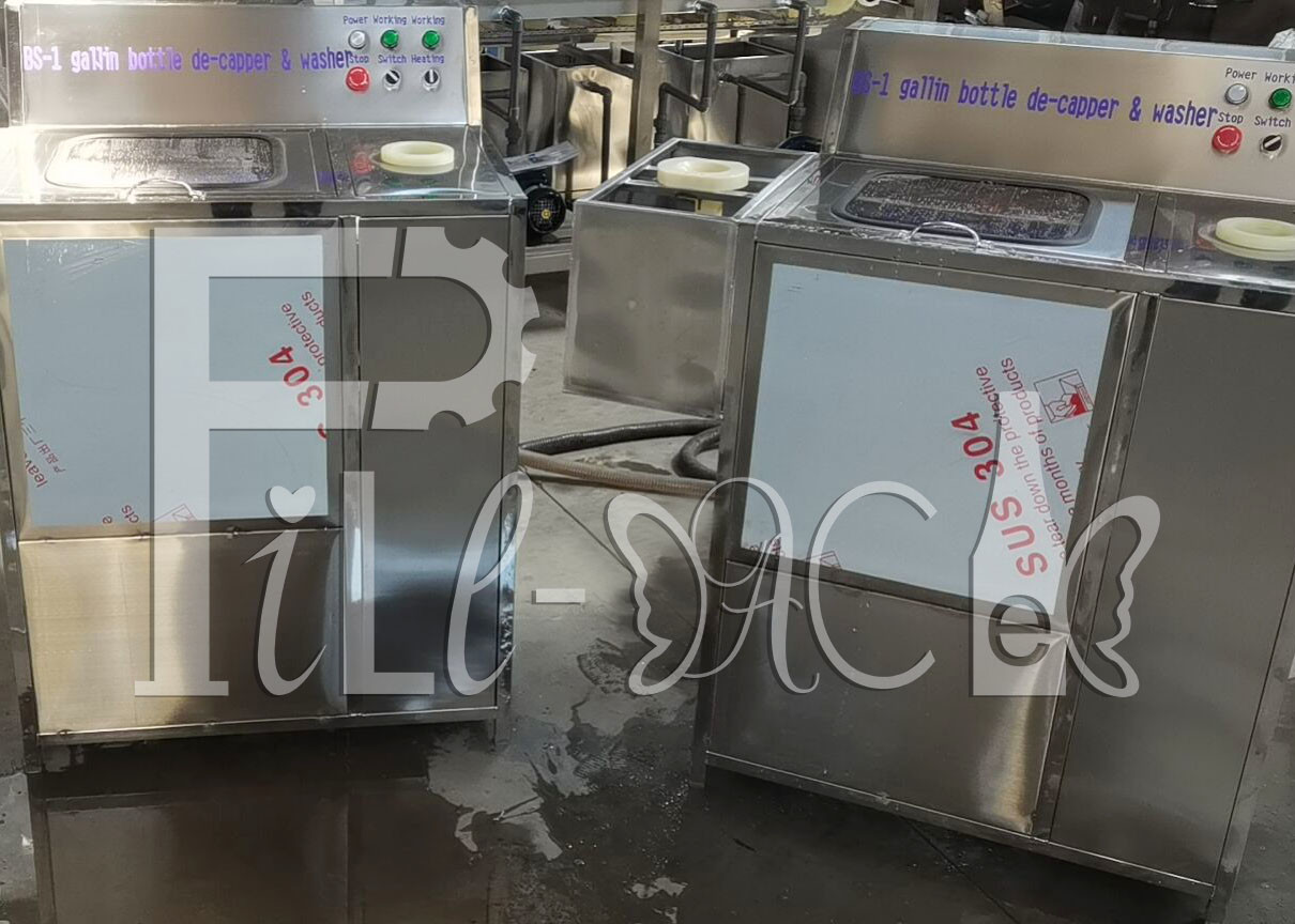 5 Gallon 19liters 380V Semi Automatic Bottle Washing Machine