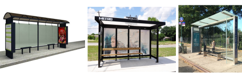 AC220V Bus Stop Shelter