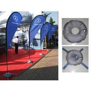 China Knitted Fabric Custom Teardrop Flag Banner on sale