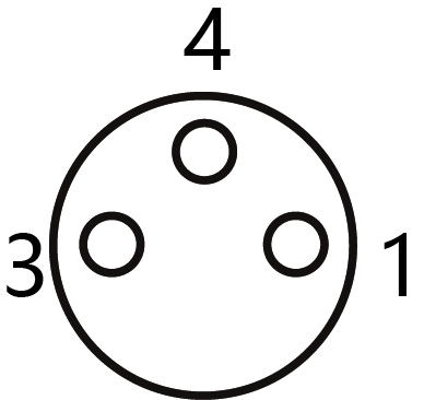 IP67 M8 Connector Harness Double End Precast Wire Harness Shield Male / Female Straight 3P PVC 10m