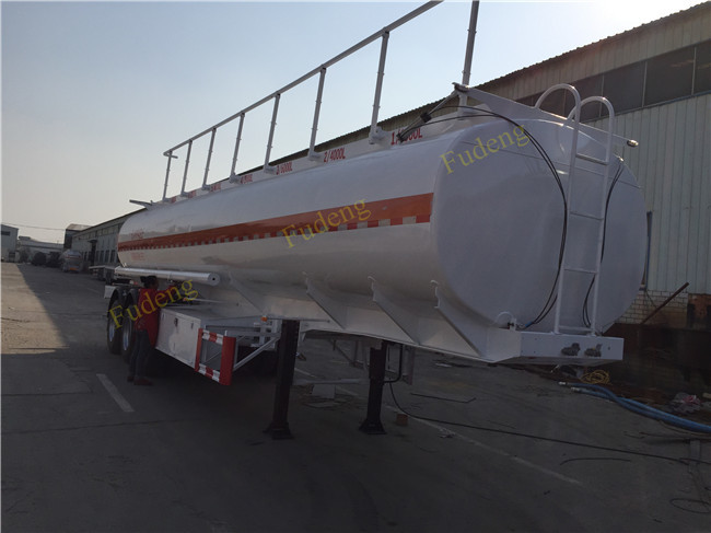 Round 40000L 45000L 50000L Diesel Oil Fuel Tanker Semi Trailer