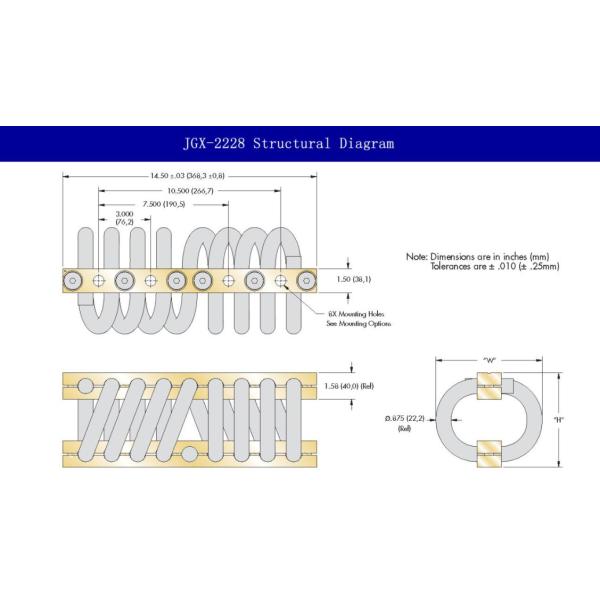 Kacise Durable Wire Rope Vibration Isolator For Camera / Drone Long Lifespan