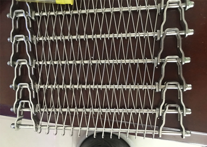 Low Temperature Resistant Ss304 SGS Spiral Mesh Belt