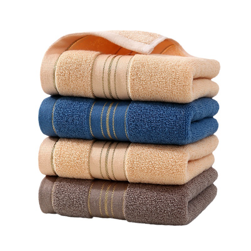 Soft and Absorbent Dark Golden Silk Towel Ideal for Home Quick-Dry Bath Head Towel