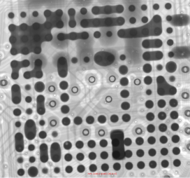 BGA solder bridge inspection sample