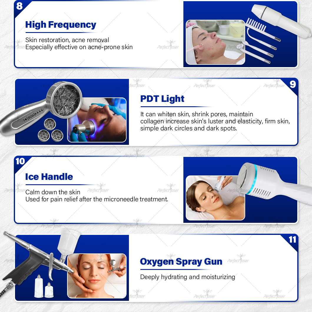 Skin Tightening Cleaning Hydrafacial Beauty Machine With 15 Kinds Of Handles