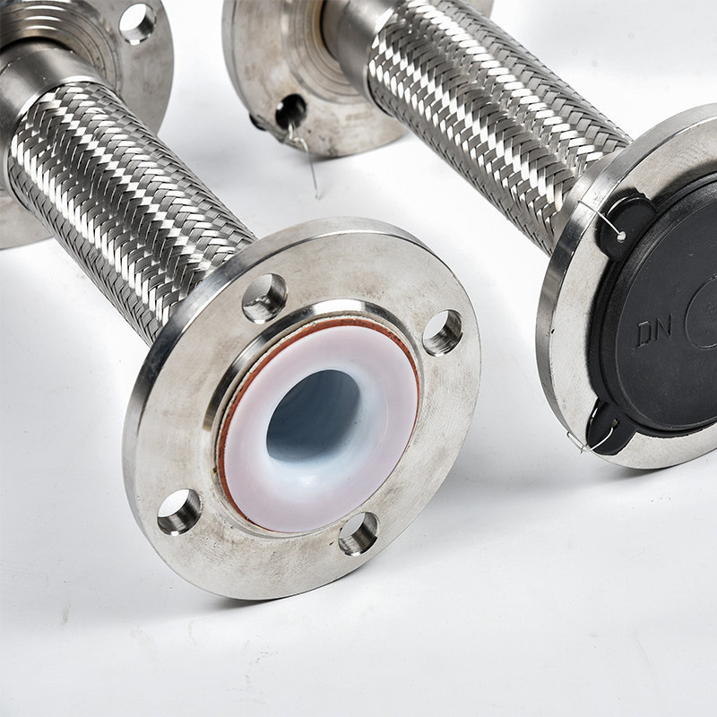 Custom Size PE/PTFE Braided Hydraulic Hose Mesh Explosion Proof Flexible Acid Alkali Resistant Pipe