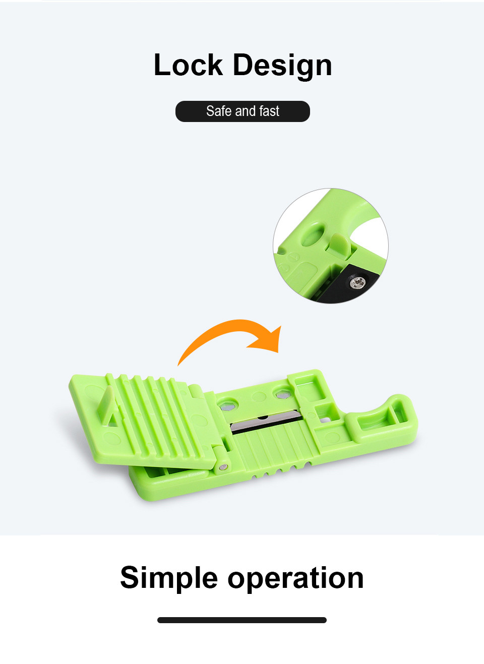 MSAT5 Fiber Optic Tools Stainless Steel 1.9mm - 3.0mm Fiber Cable Buffer Tube Stripper