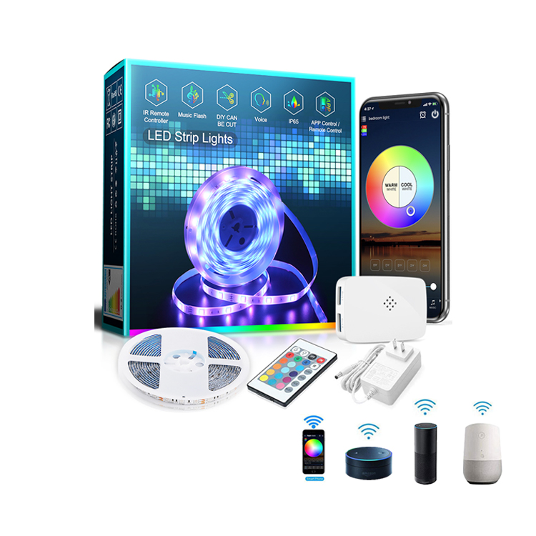 DC12V App Remote Rgb Rgbic Led Light Strip Light Waterproof Programmable