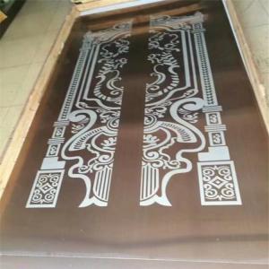 Buy cheap 201 Elevator Stainless Steel Sheet 4x8 2000mm Length Mirror Etched Design Plate product