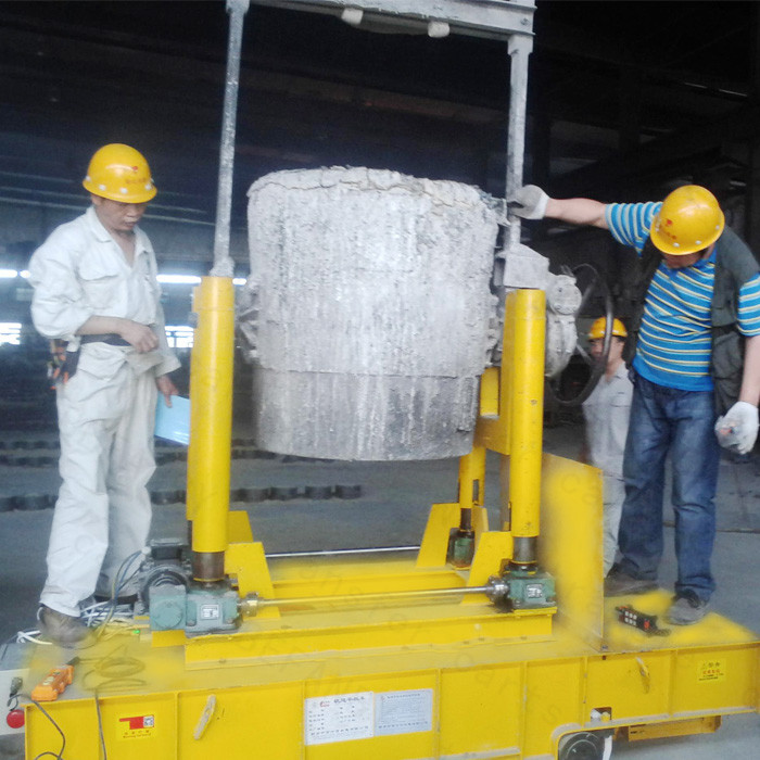 50T On Rail Ladle Transfer Cart For Melton Steel Transfer High Efficiency