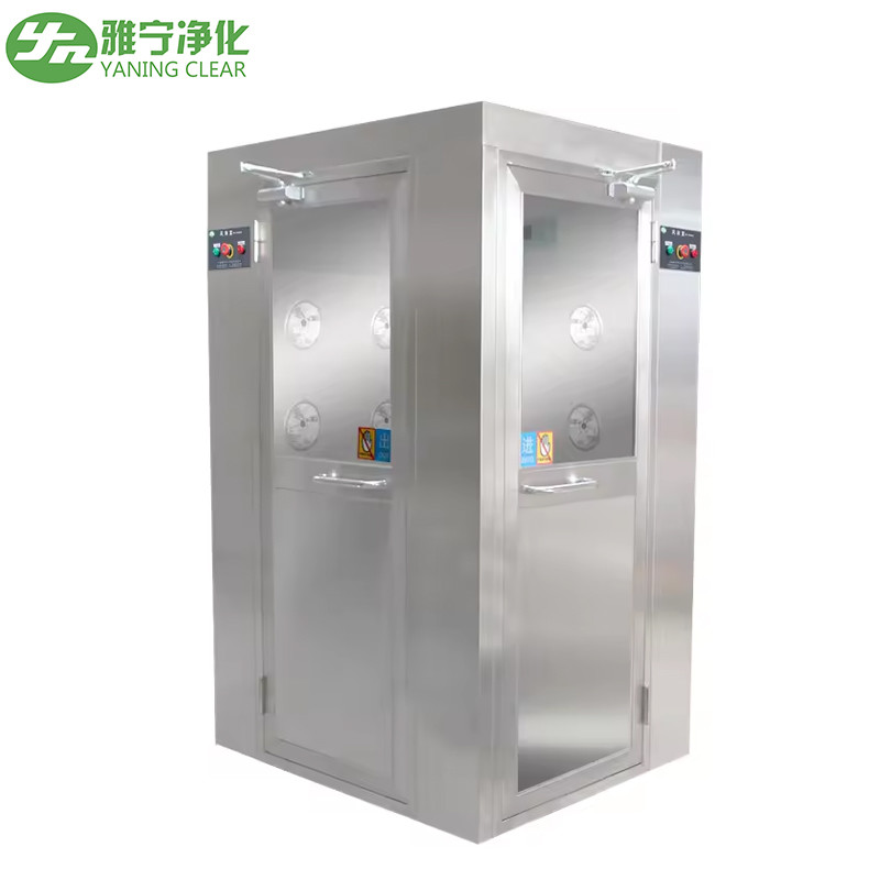 GMP Standard Stainless Steel Air Shower H13 HEPA Filter Dust Removal Air Shower