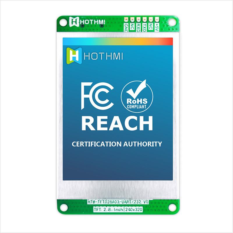 2.8 Inch UART Display Module , 240x320 Intelligent Display Modules