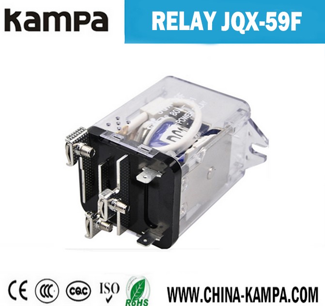 JQX-59F 1Z AC250V/24VDC 80A spdt General Purpose Big Power Relay