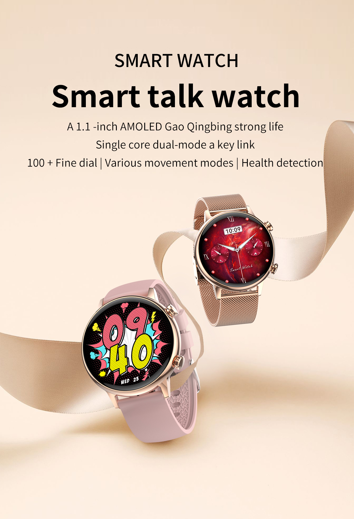 Waterproof Reloj BT Call Smart Watch With Blood Pressure Oxgen Heart Rate Monitor Waterproof