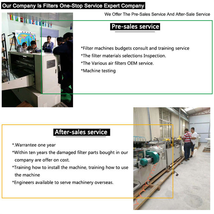 PLPG-350 Full Auto Panel Paper Pleating Machine For Car Air Filter
