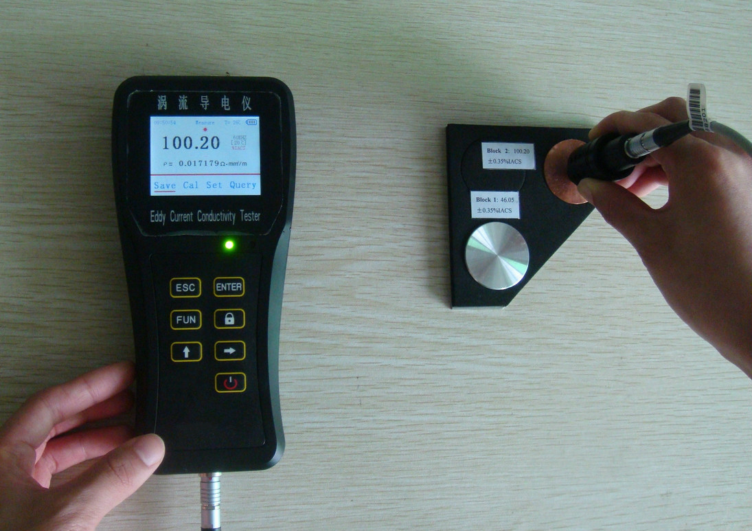 Electrical Conductivity Meter, Eddy Current Conductivity Tester and meters REC-102