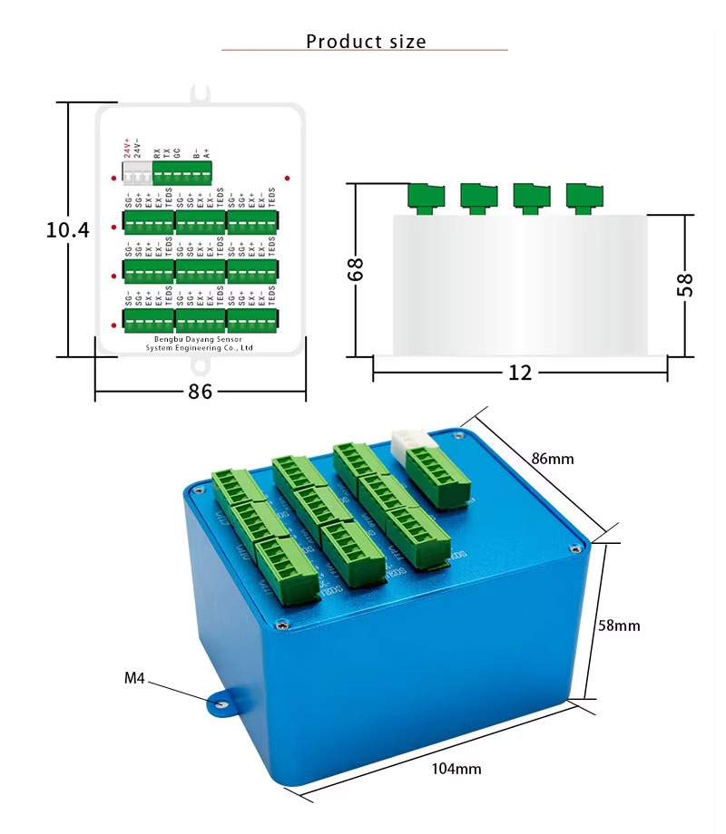 9-in-one Multi-channel Transmitter For Force Sensor Pressure Gravity Intelligent Transmission Unmanned Vending Machine