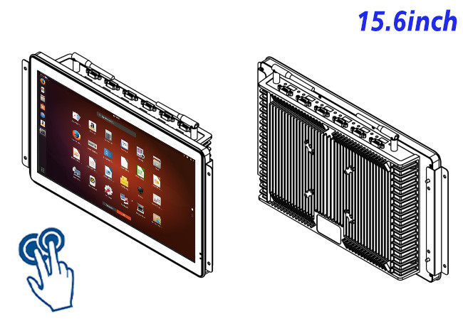 15.6-Inch Linux Touch Screen for Retail Systems and Interactive Kiosks