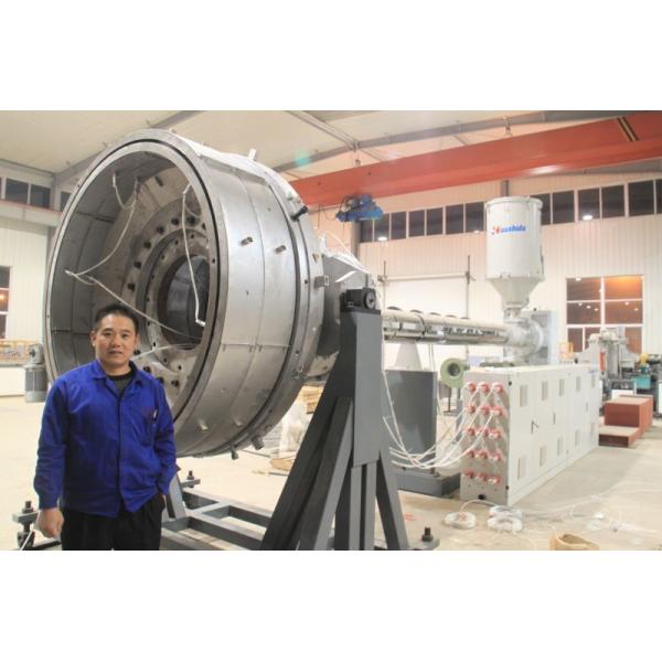 440kw HDPE Jacket Extrusion Line For PU Foaming Pre Insulated Pipe