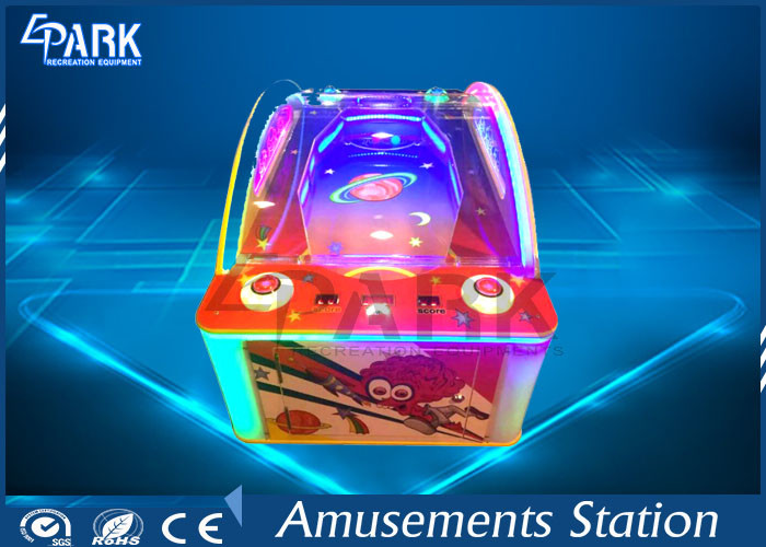 UFO Shape Air Hockey Video Arcade Game Machines With LED Light