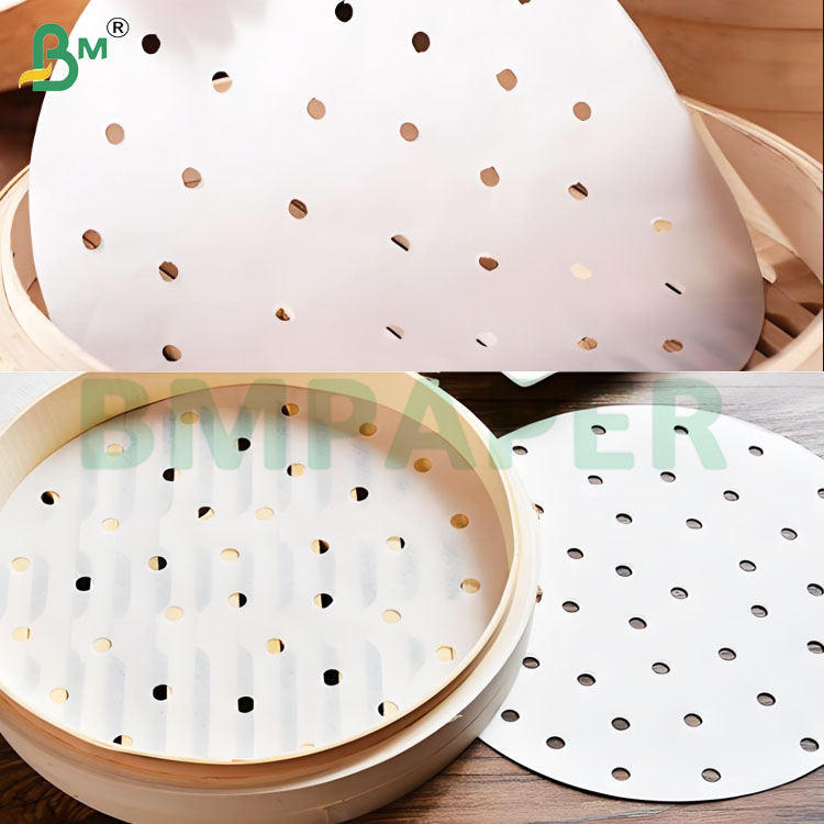 Customized Size Boiling Resistance Steamer Paper Sheets for Food