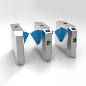 China Metro Station Flap Turnstile Gate Entry Control With QR Code Reader on sale
