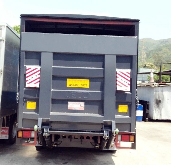 Steel Plate Double Cantilever Tail Lift 24V 3KW Loading Capacity 1500KG