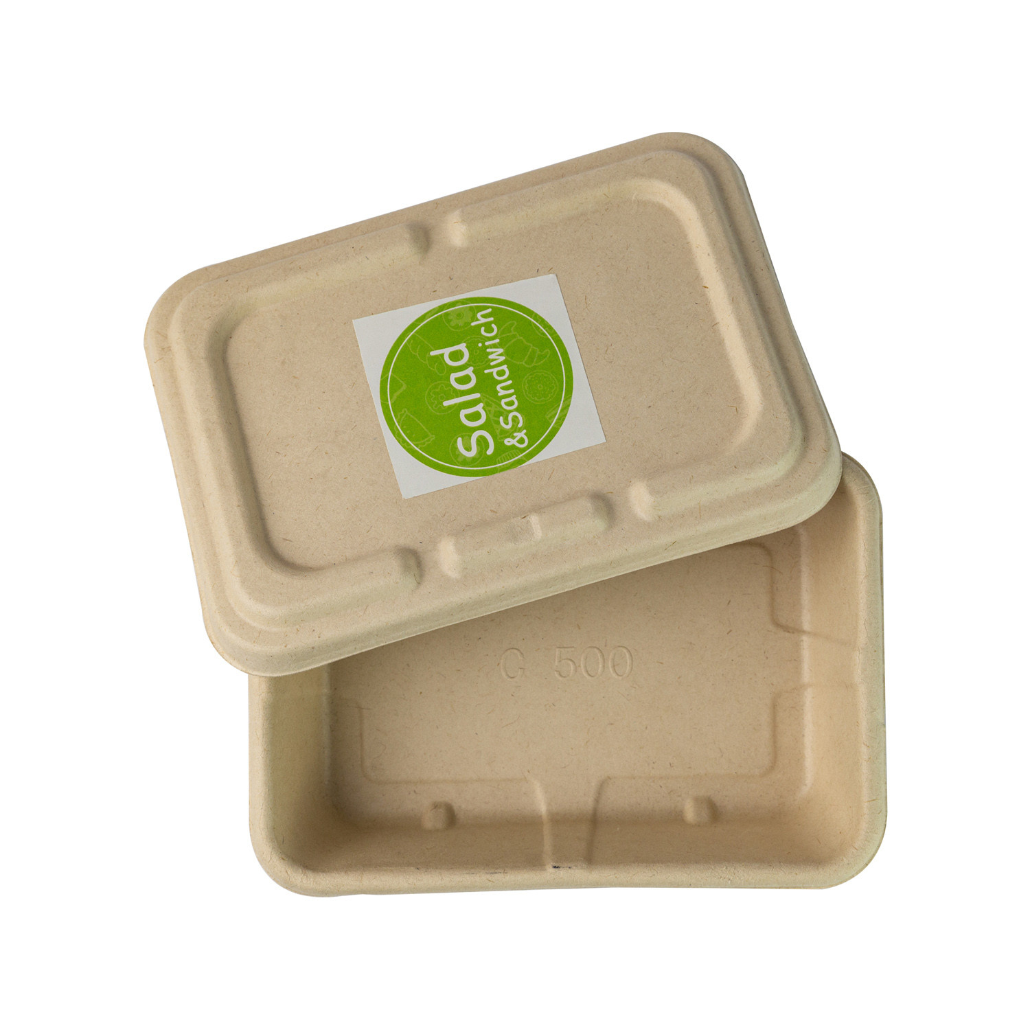 Factory 100% Biodegradable Compostable Bagasse Pulp Packaging Food Container