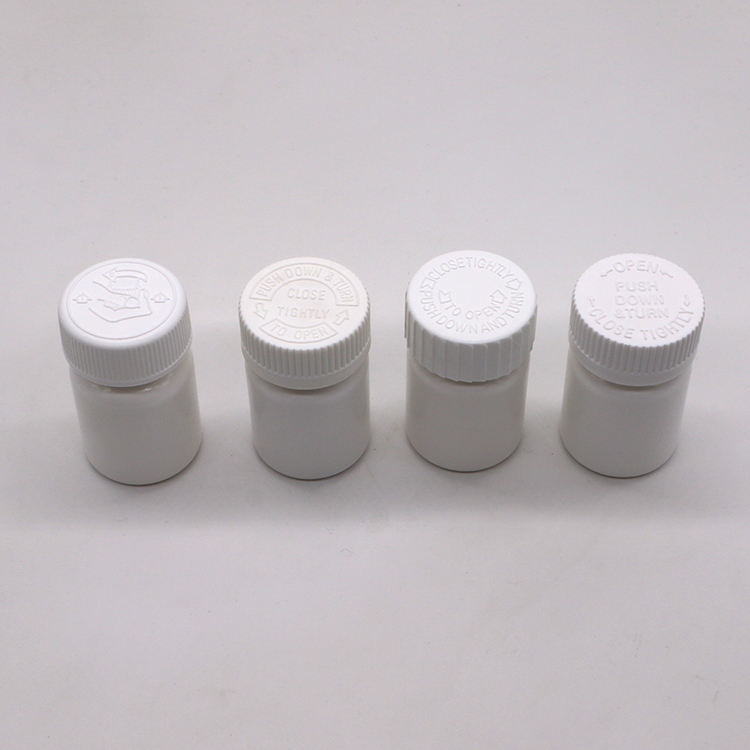 Small Capacity 40ml HDPE Plastic Bottle with Screw Cap and Custom Label Printing