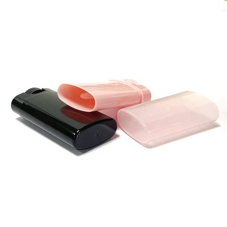 90ml Empty PP Plastic Roll On Bottles Portable Travel Deodorant Roll On Oval Container Outdoors