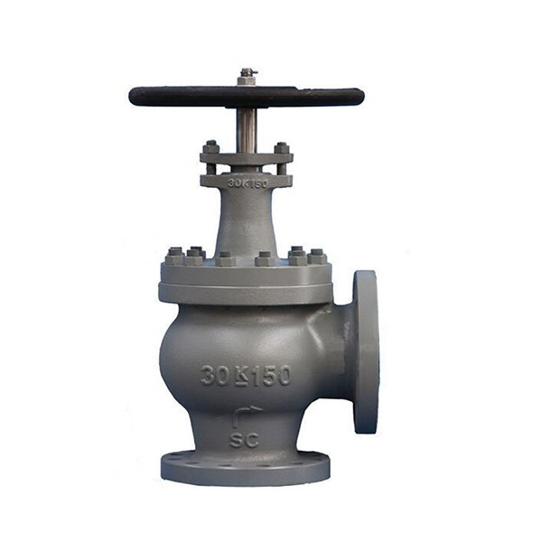 Marine JIS Japanese Standard Cast Steel 30K Right Angle Air Valve