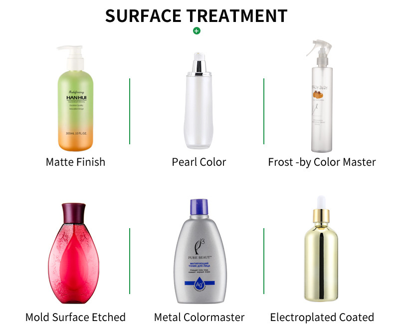 300ml White Shampoo Bottle Matte Finish With Left And Right Lock Pump