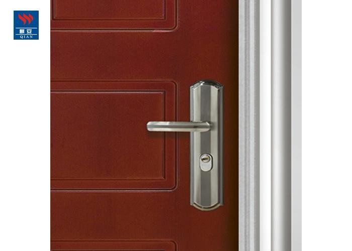 Fancy Exterior Stainless Steel Security Doors Wooden Steel Door