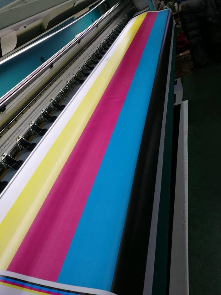 Hot laminate white/black back PVC Flex Banner tarpaulin 440gsm (13oz)