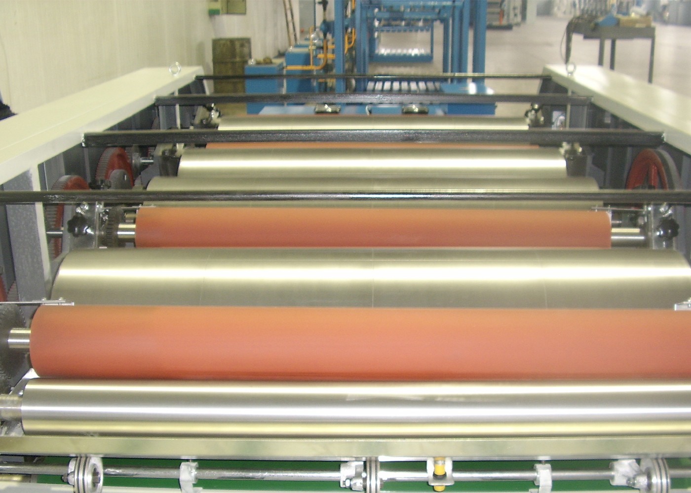 6 Colour Roll To Roll Flexographic Printing Machine Stack Type