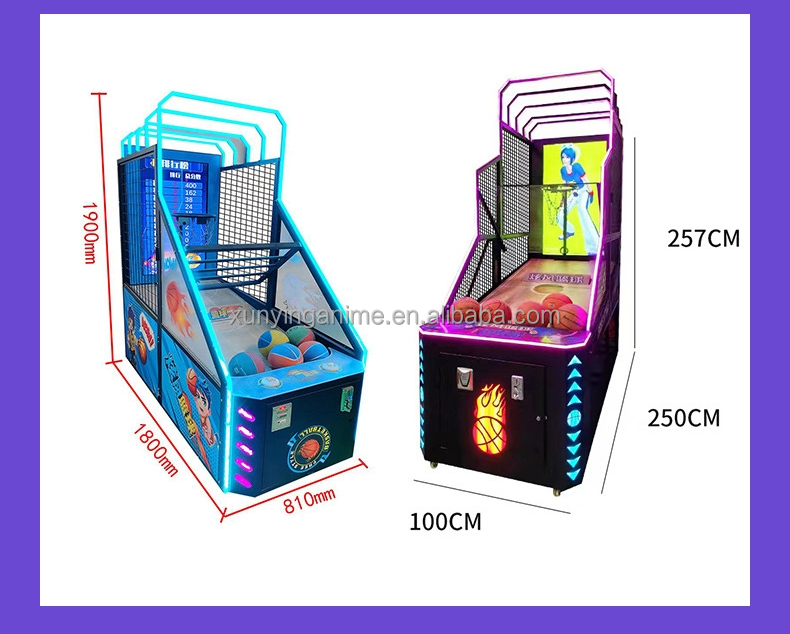 Electronic Indoor Sports Pop A Shot Arcade Machine Arcade Basketball Hoop Machine