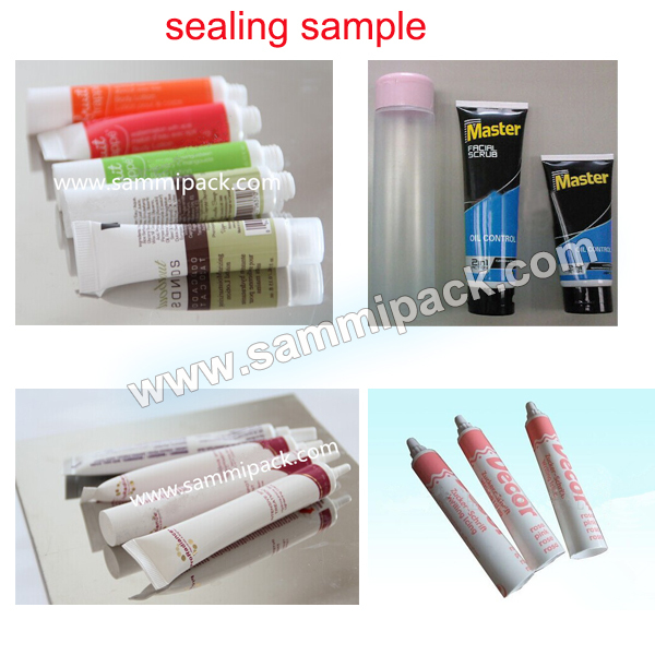 Toothpaste Cosmetic Cream Tube Sealing Machine Ultrasonic Semi Automatic