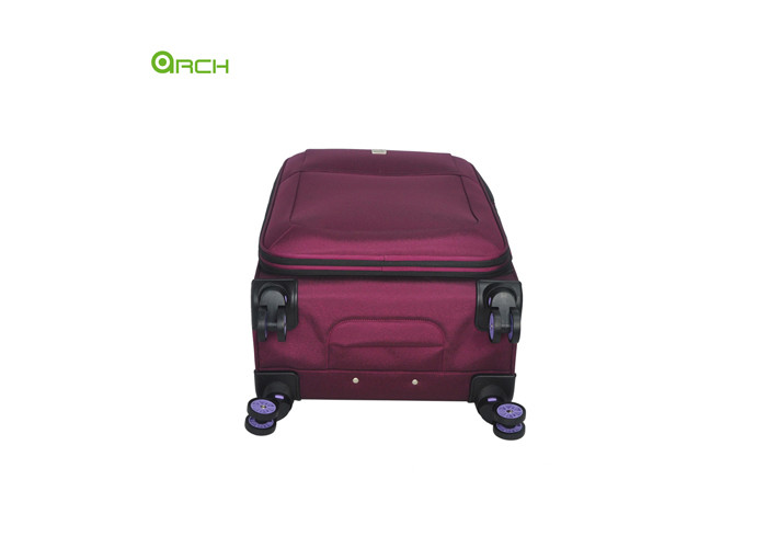 Tapestry Soft Sided Luggage with Double Detachable Spinner Wheels and Internal Trolley System