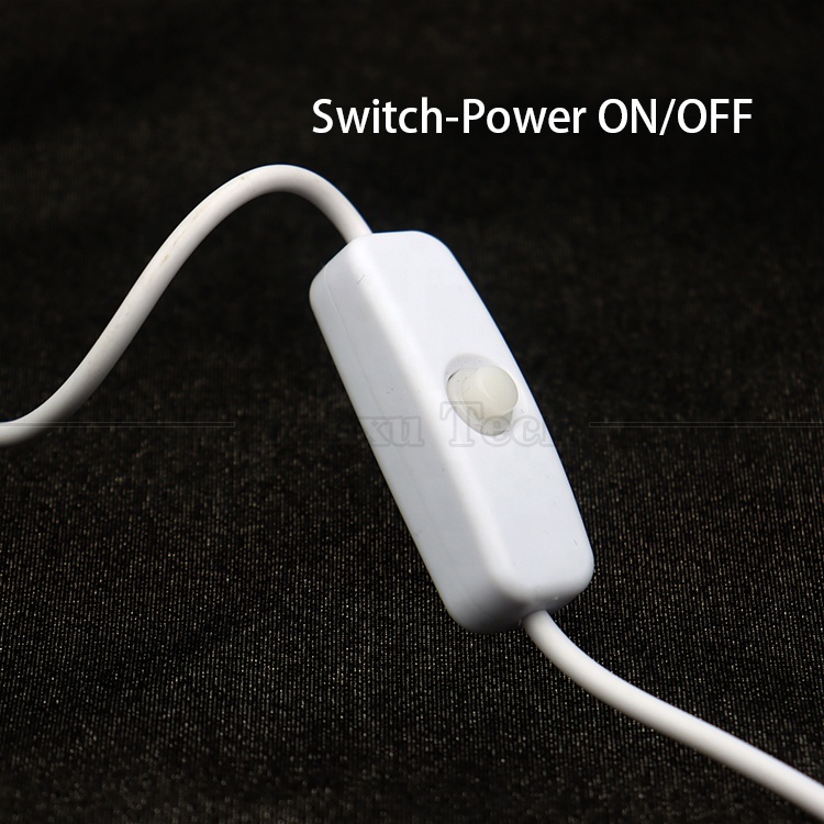DIY 1m Power on off Controller Open Wire USB Switch Cable for Led Light Strip Lamp