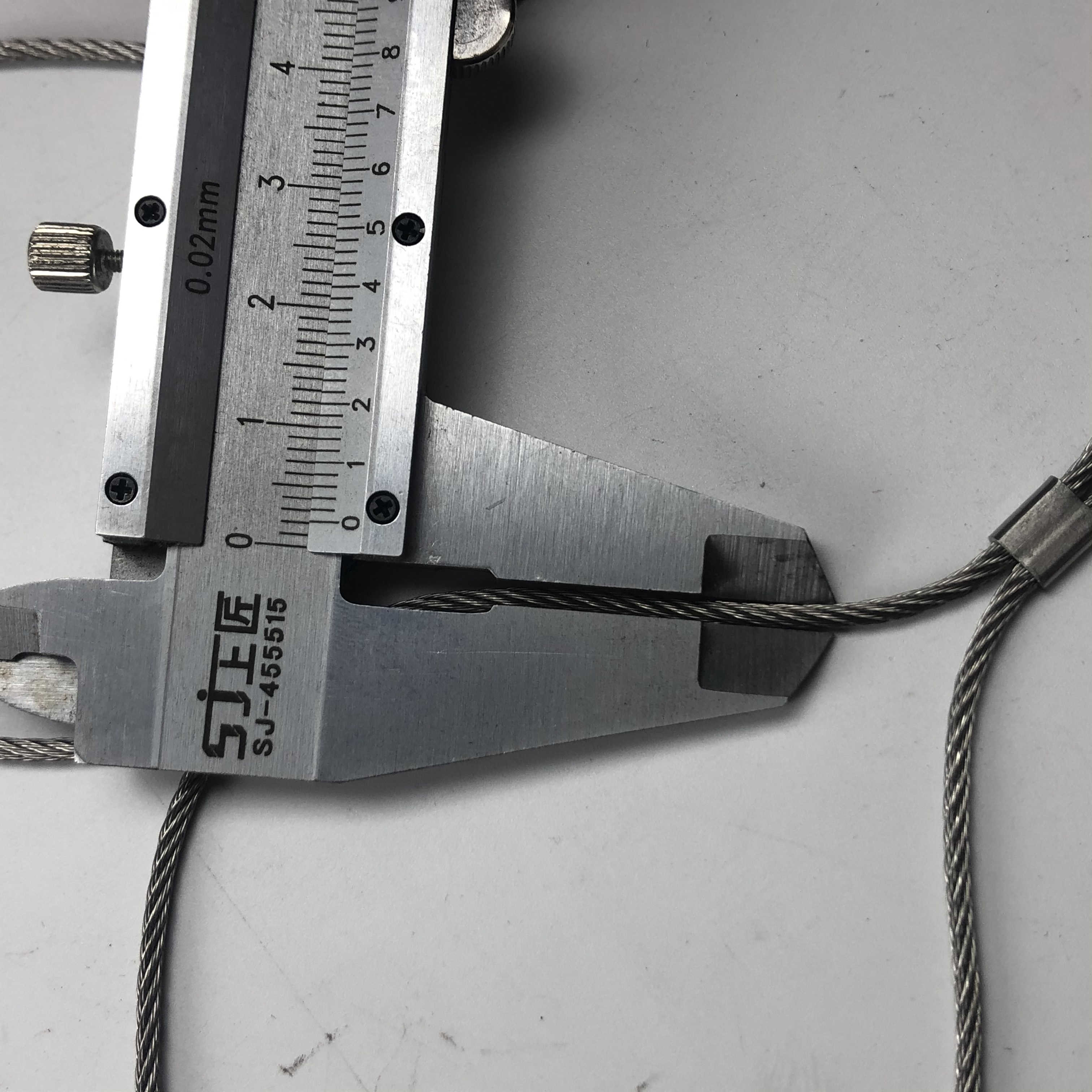 3mm Stainless Steel Rope Wire Mesh 7*7 1*7 X Tend Kontted Type
