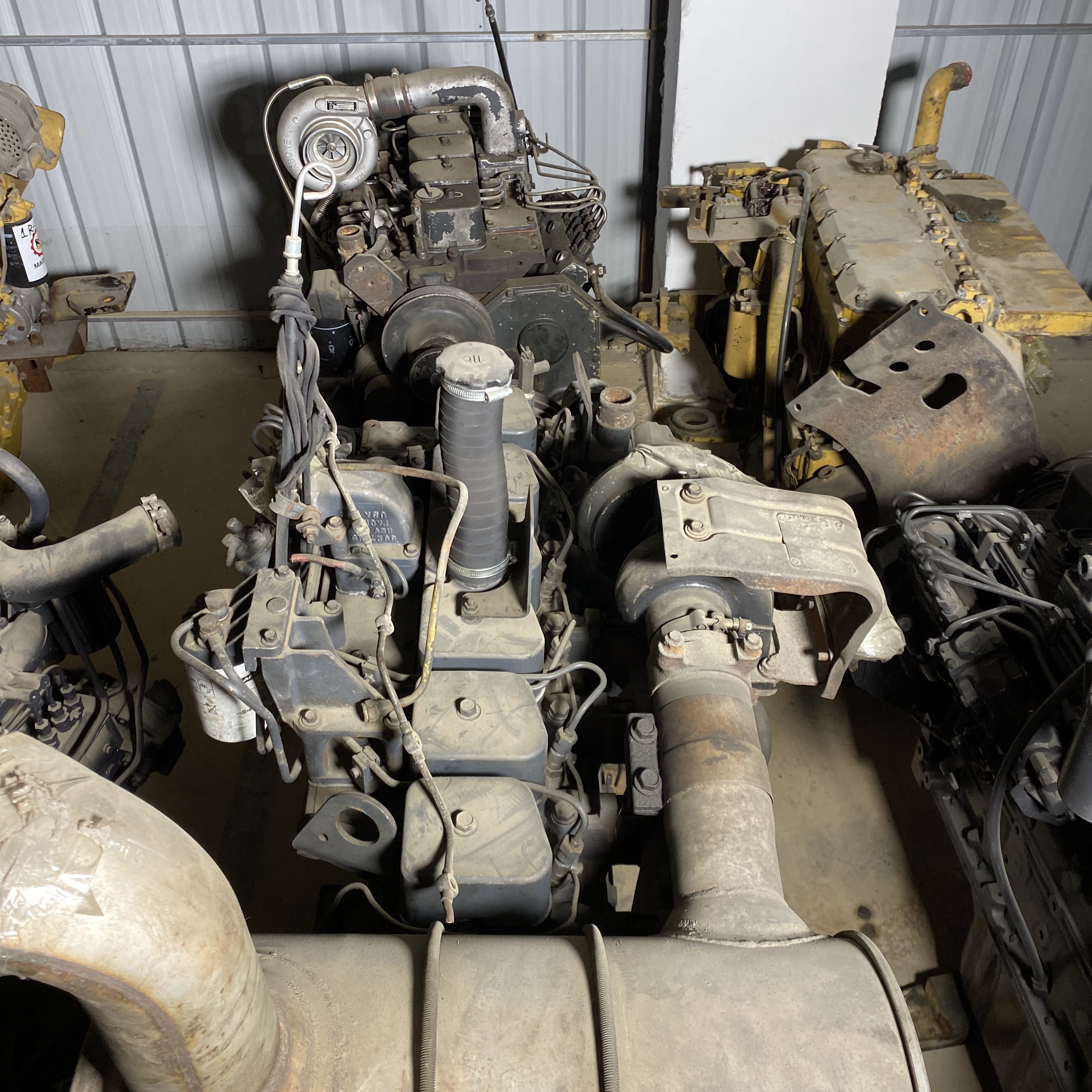 Air Cooled S6D102-2 CAT Excavator Engine Assy Electric Start